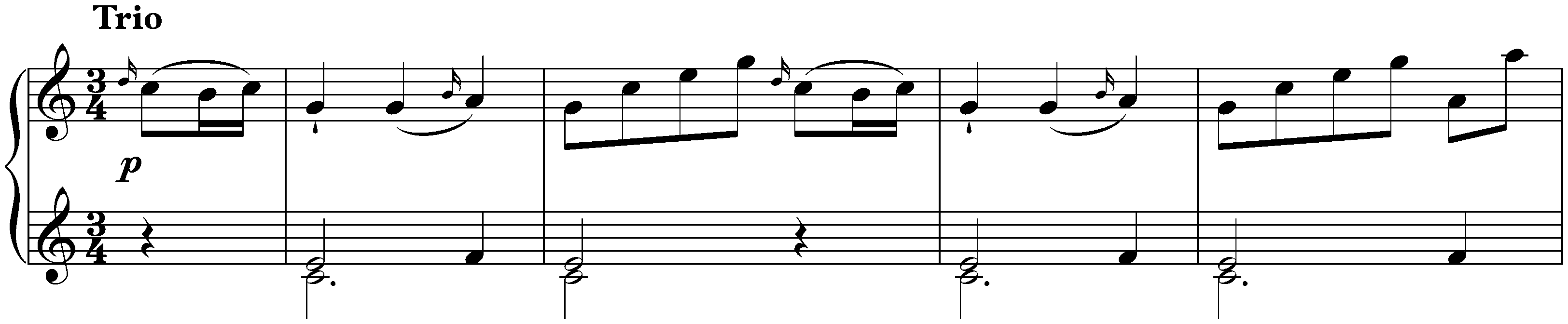 Twelve Menuets, Hob. IX:11; 5. C major