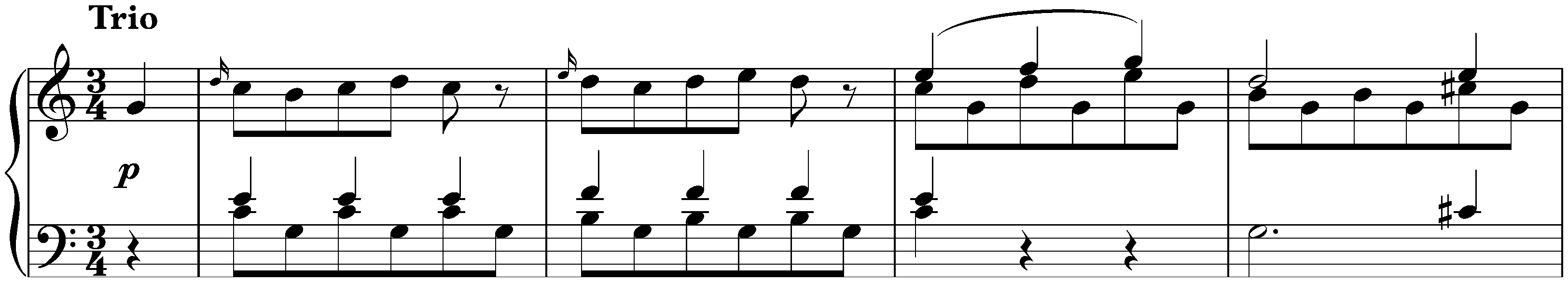 Twelve Menuets, Hob. IX:11; 9. C major