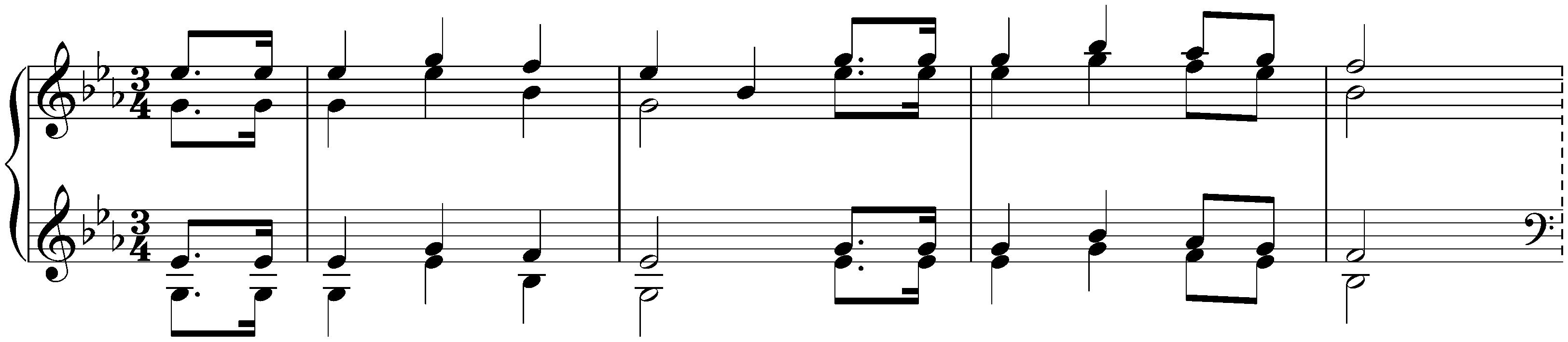 Twelve Menuets, Hob. IX:11; 11. E-flat major