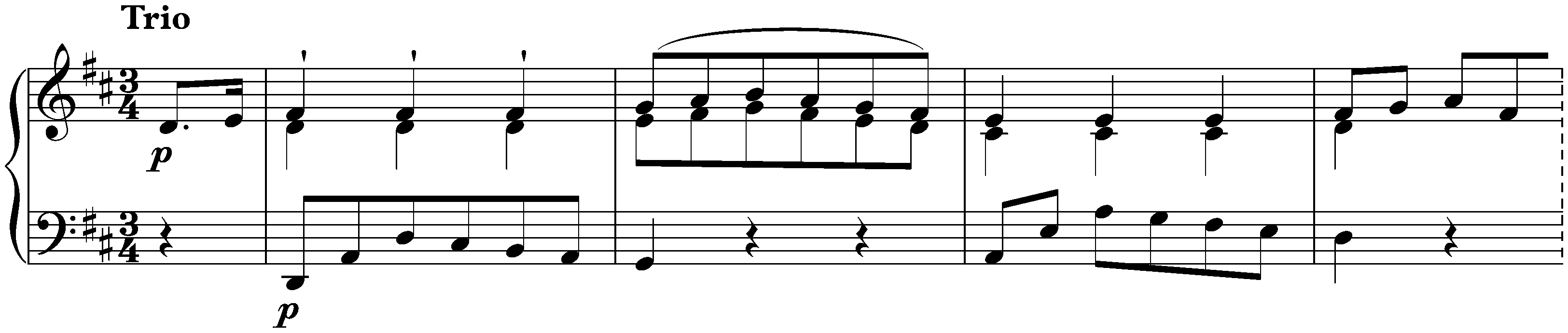 Twelve Menuets, Hob. IX:11; 12. D major