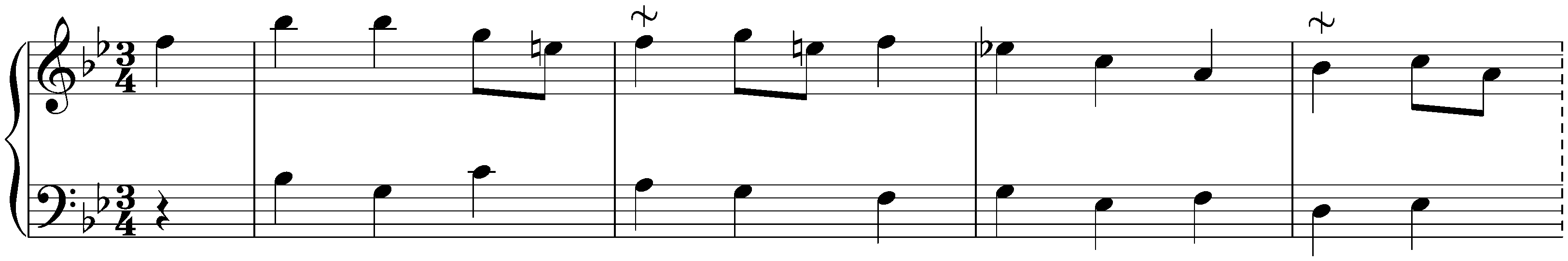 Twelve Menuets, Hob. IX:3; 6. B-flat major