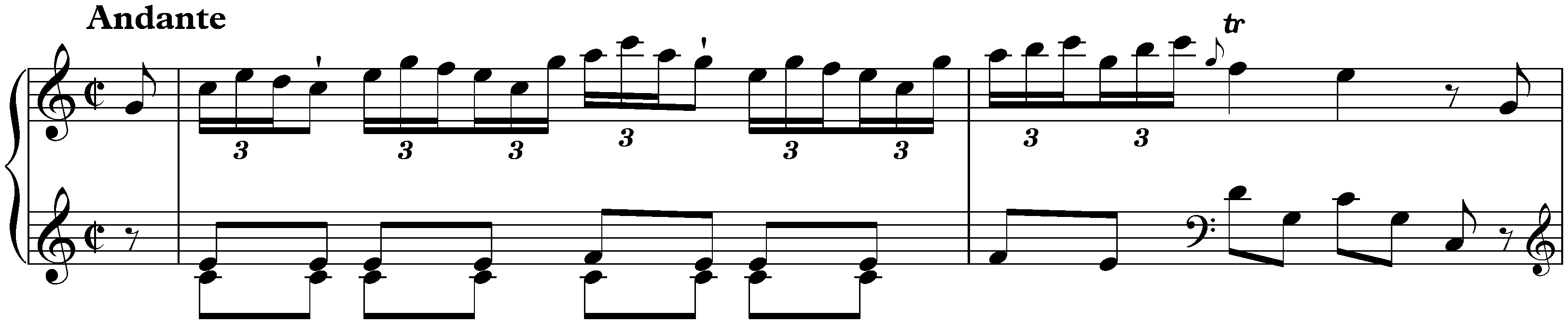Sonata in C major, Hob. XVI:1; 2. Andante