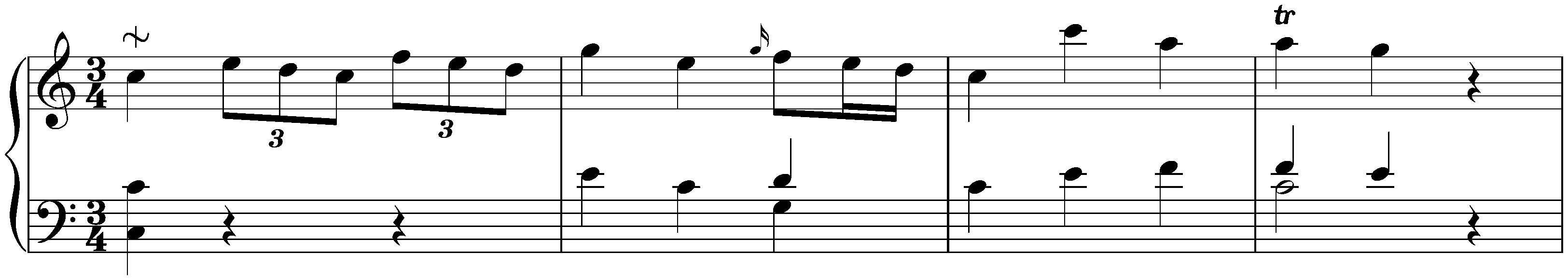 Sonata in C major, Hob. XVI:10; 2. Menuet – Trio