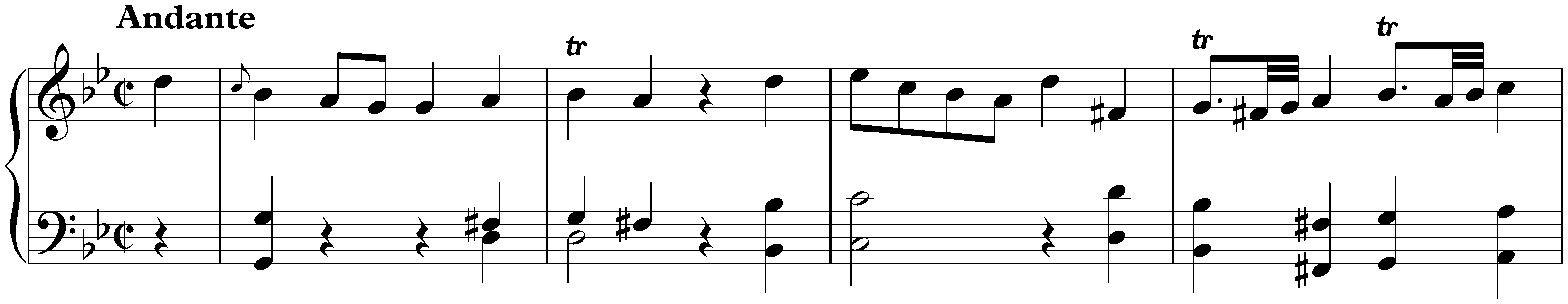 Sonata in G major, Hob. XVI:11; 2. Andante