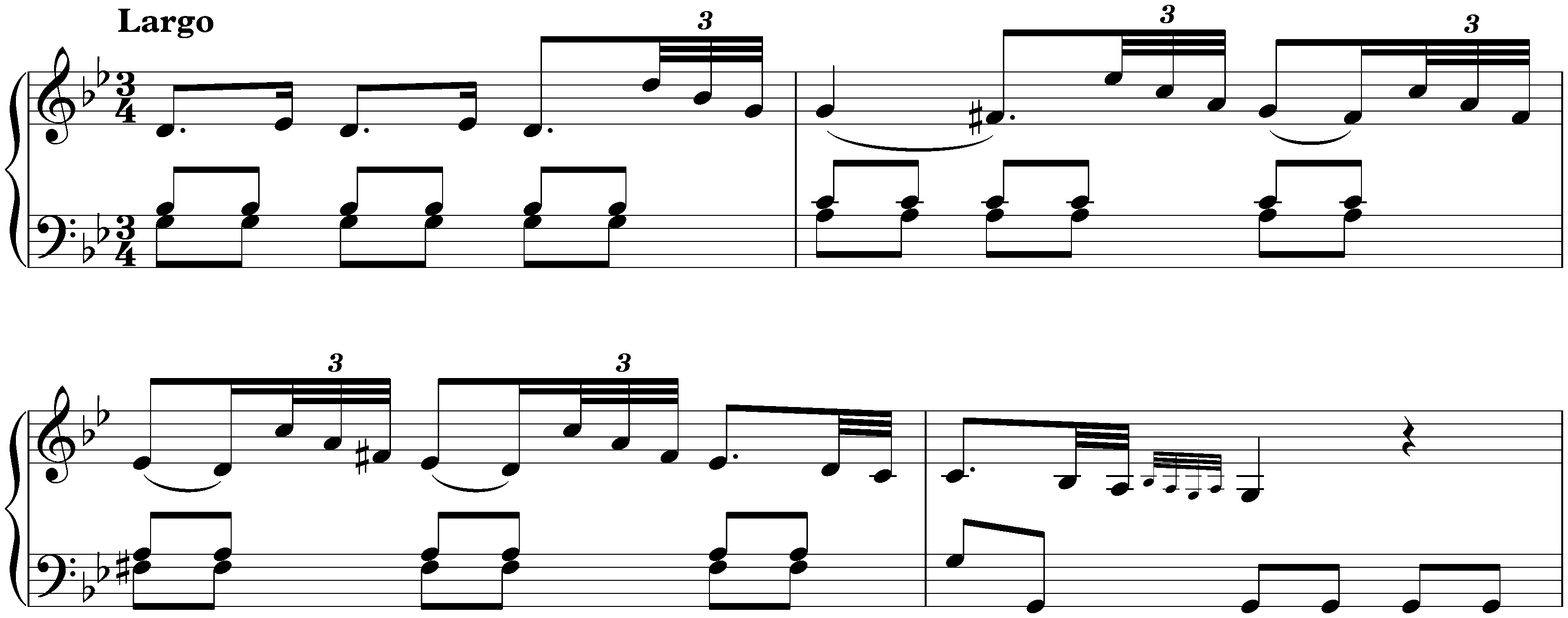 Sonata in B-flat major, Hob. XVI:2; 2. Largo