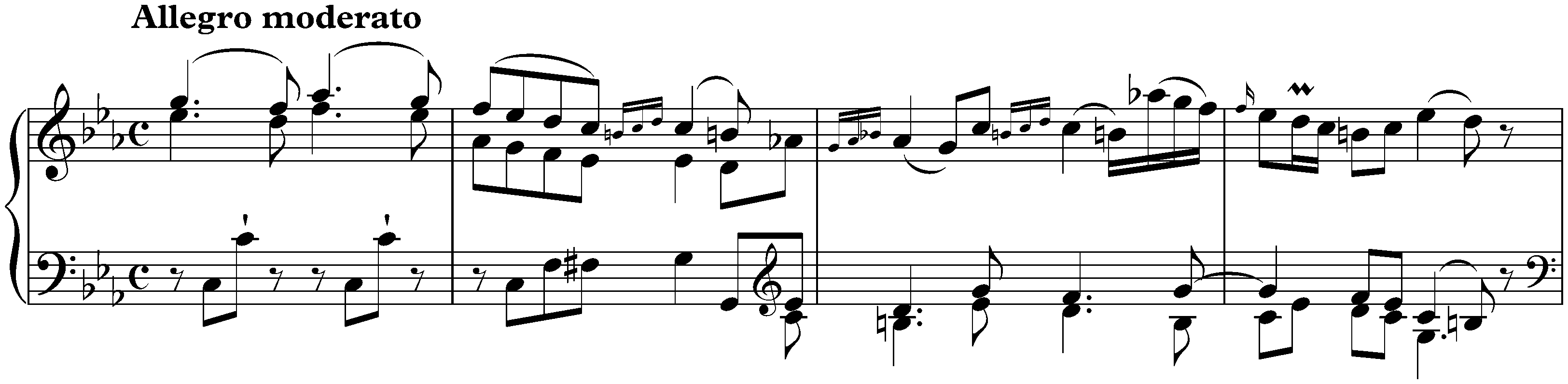 Sonata in C minor, Hob. XVI:20; 1. Allegro moderato