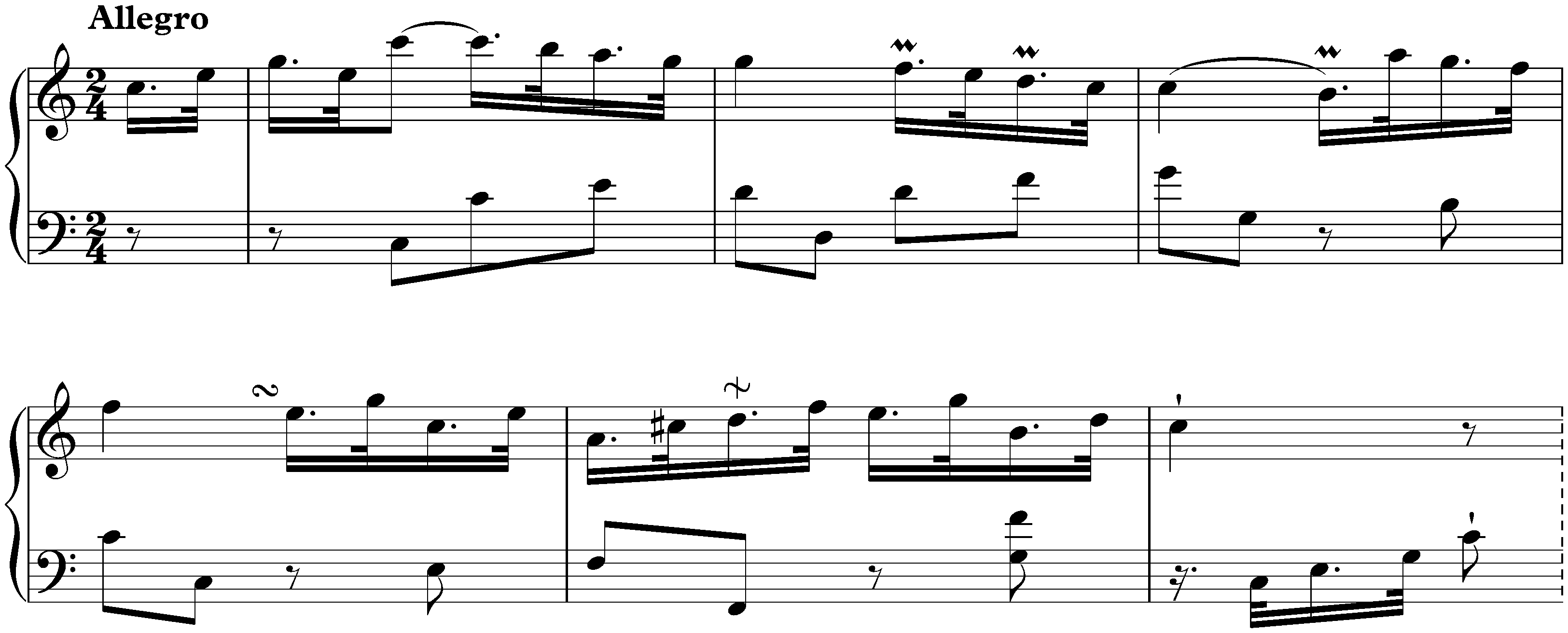 Sonata in C major, Hob. XVI:21; 1. Allegro