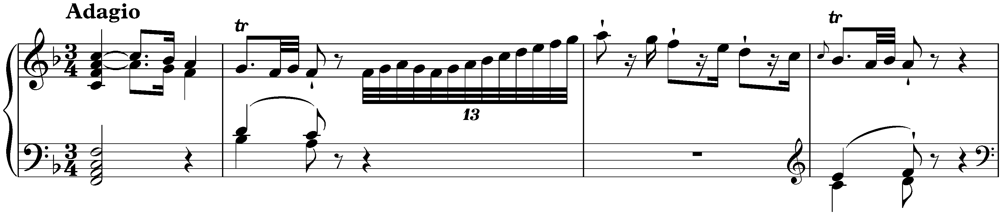 Sonata in C major, Hob. XVI:21; 2. Adagio