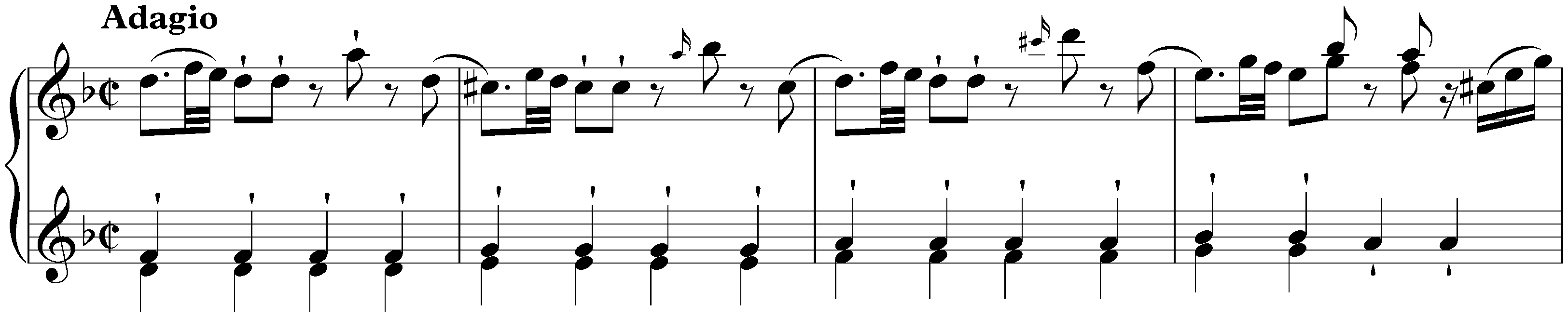 Sonata in D major, Hob. XVI:24; 2. Adagio