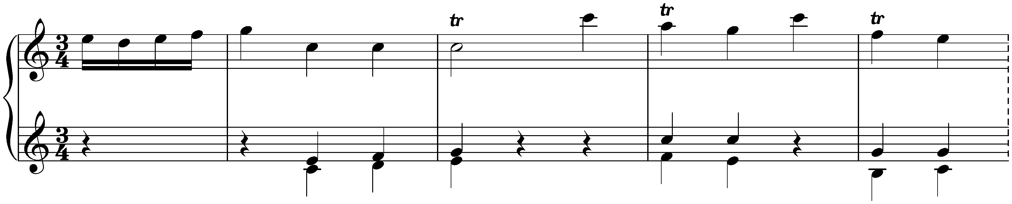 Sonata in C major, Hob. XVI:3; 3. Menuet – Trio