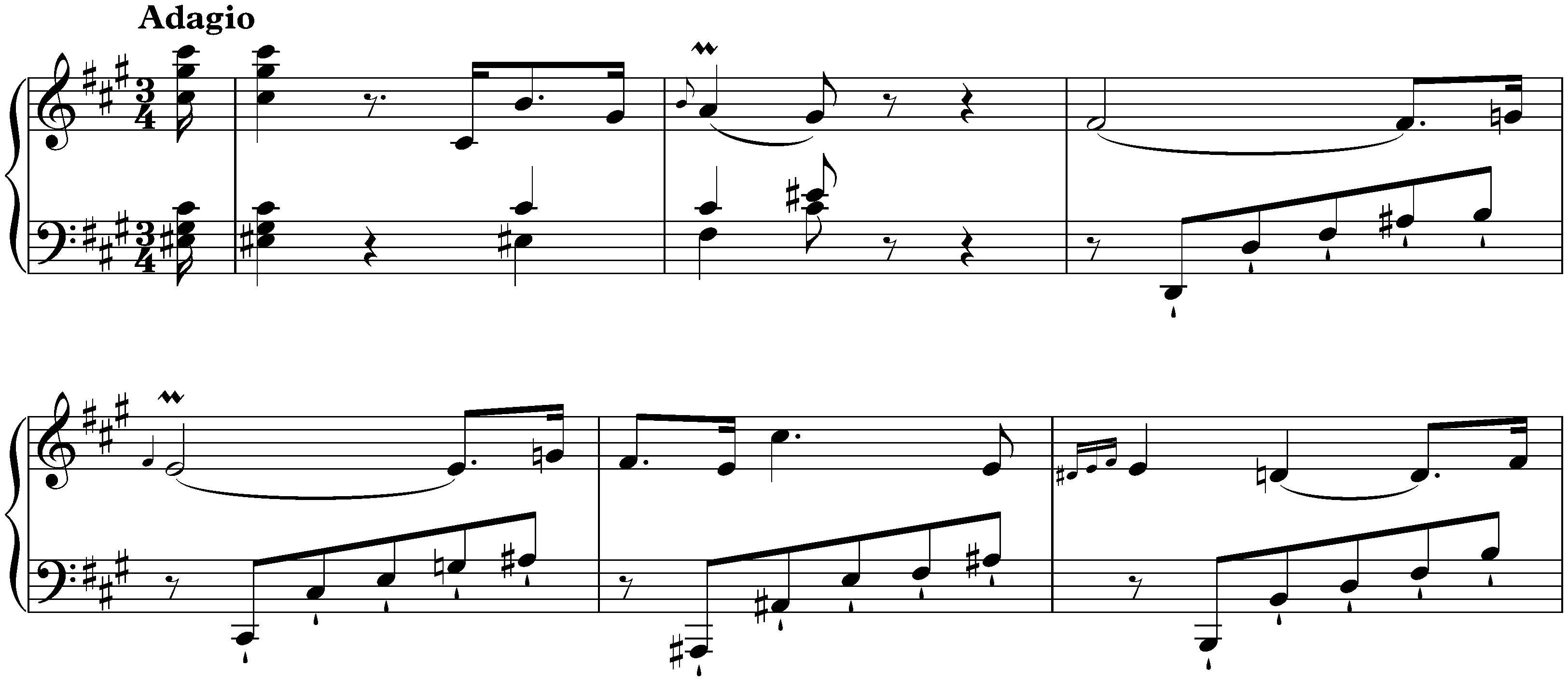 Sonata in A major, Hob. XVI:30; 2. Adagio