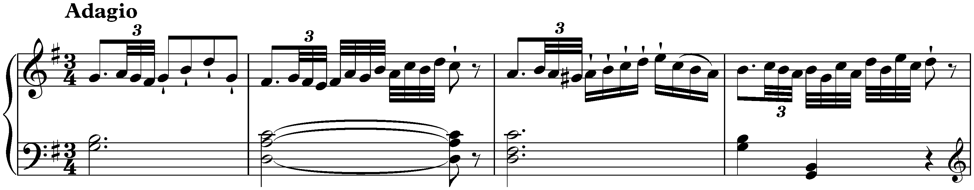 Sonata in E minor, Hob. XVI:34; 2. Adagio