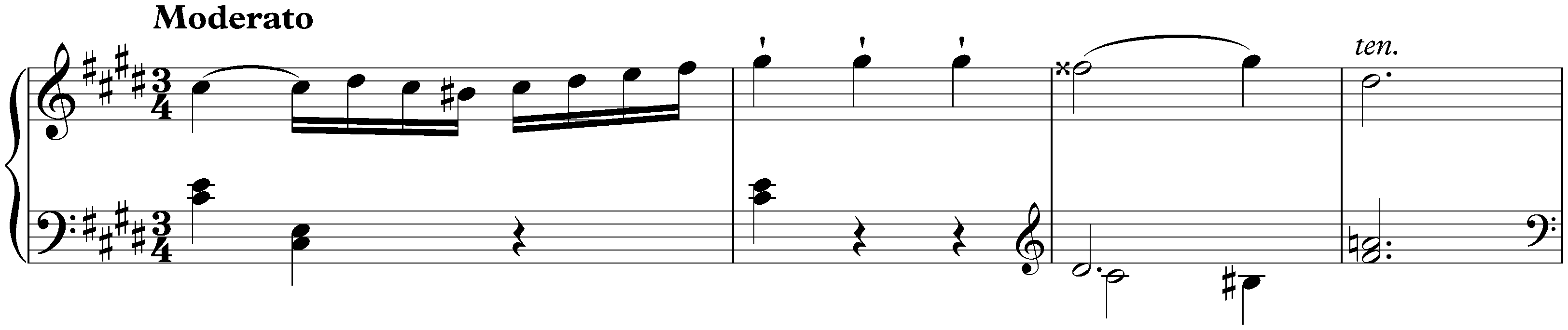 Sonata in C-sharp minor, Hob. XVI:36; 3. Menuet – Trio