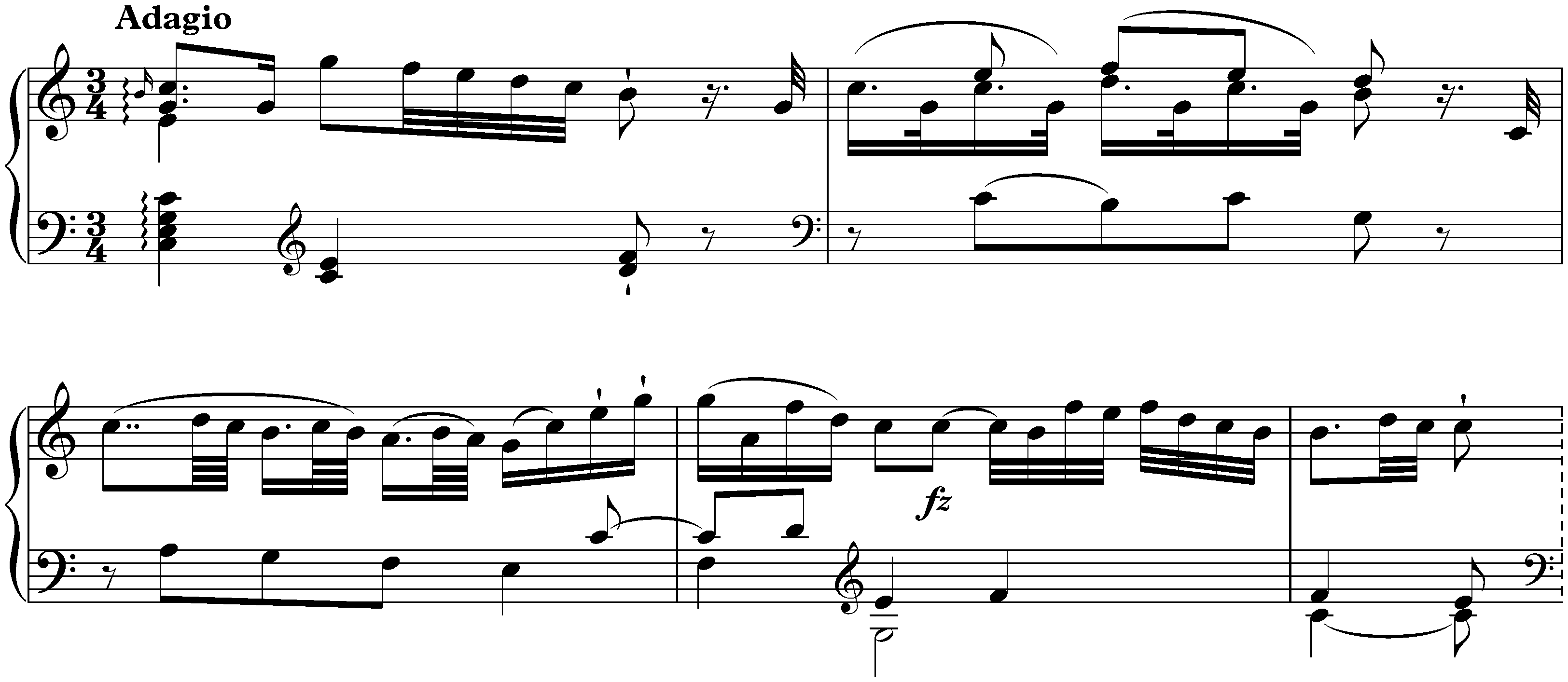 Sonata in G major, Hob. XVI:39; 2. Adagio