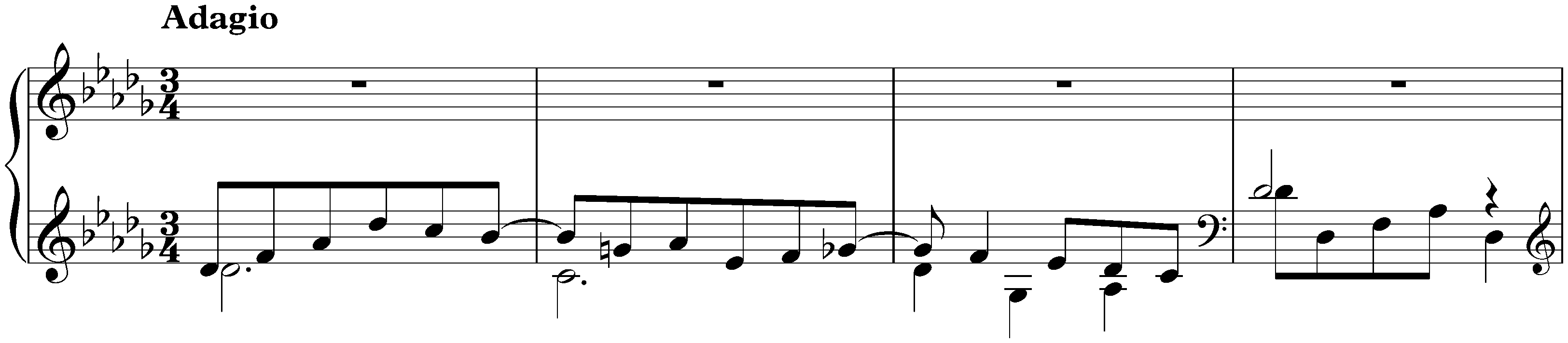 Sonata in A-flat major, Hob. XVI:46; 2. Adagio