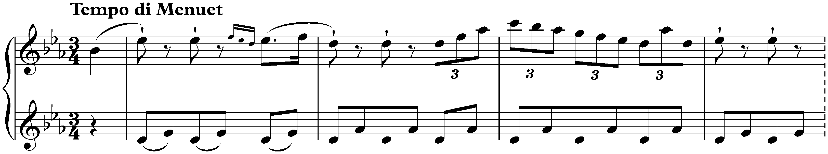 Sonata in E-flat major, Hob. XVI:49; 3. Finale: Tempo di Minuet