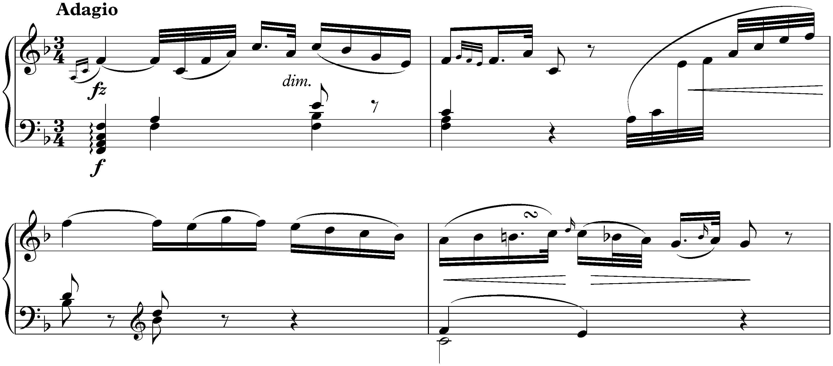 Sonata in C major, Hob. XVI:50; 2. Adagio