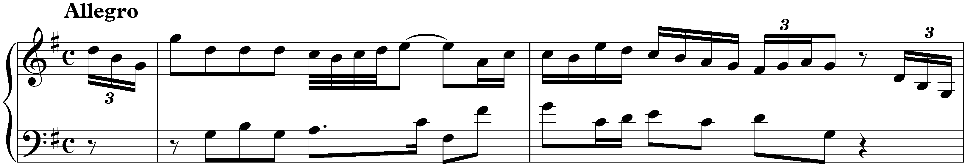 Sonata in G major, Hob. XVI:6; 1. Allegro