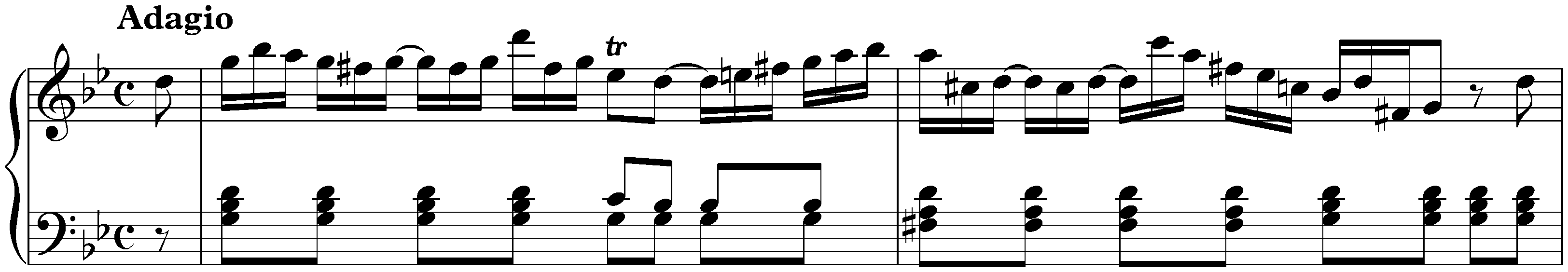 Sonata in G major, Hob. XVI:6; 3. Adagio