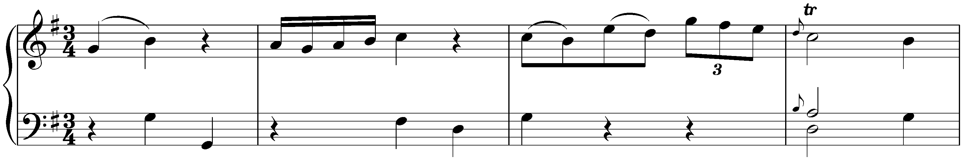 Sonata in G major, Hob. XVI:8; 2. Menuet