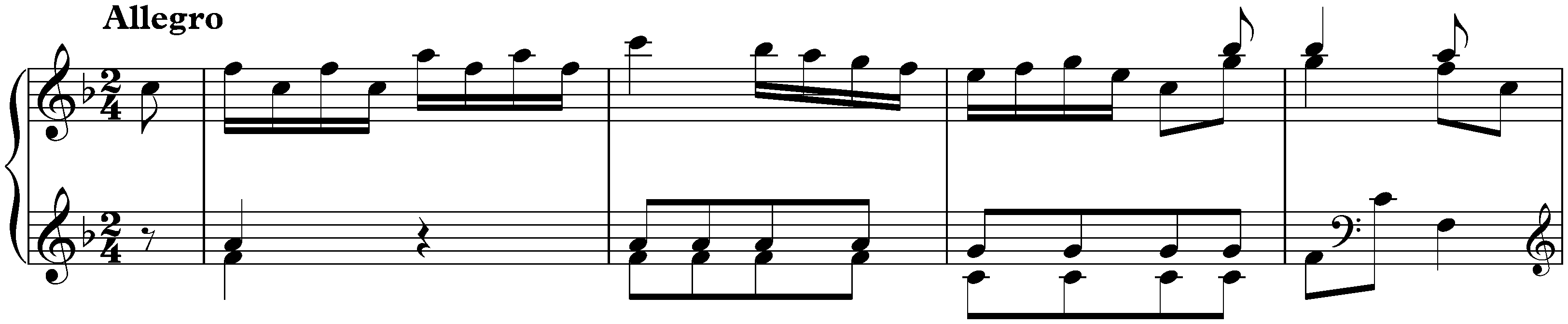 Sonata in F major, Hob. XVI:9; 3. Scherzo: Allegro