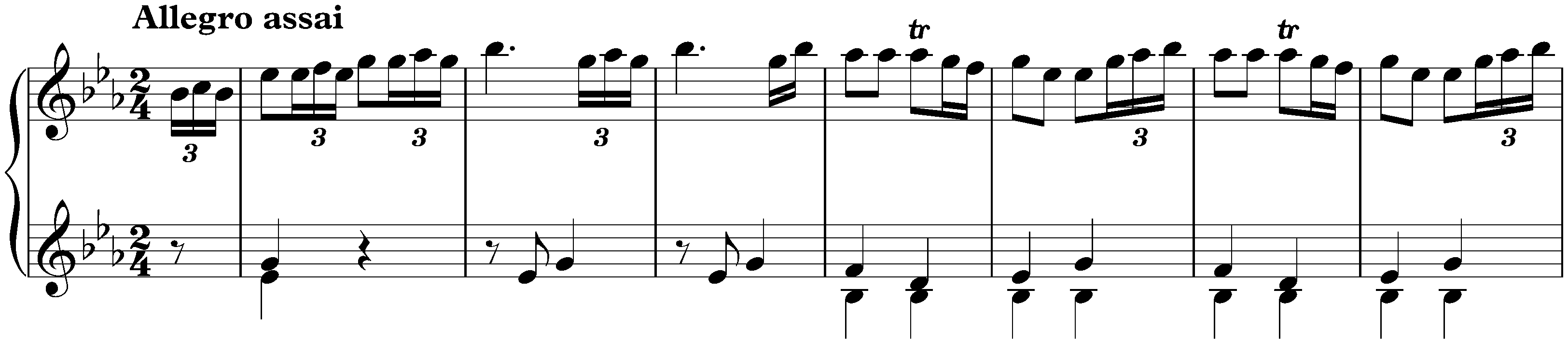 Sonata in E-flat major, Hob. XVI:Es3; 3. Finale: Allegro assai