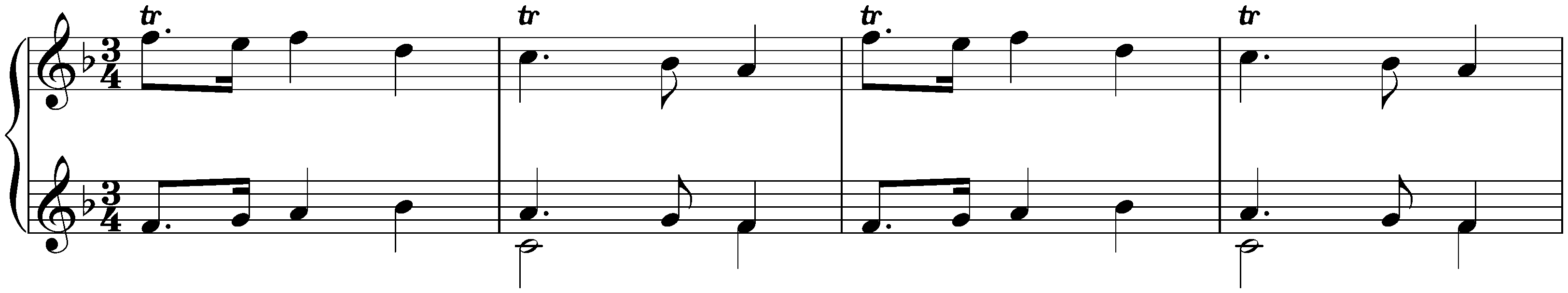 Sonata in F major, Hob. XVI:F3; 2. Menuet – Trio
