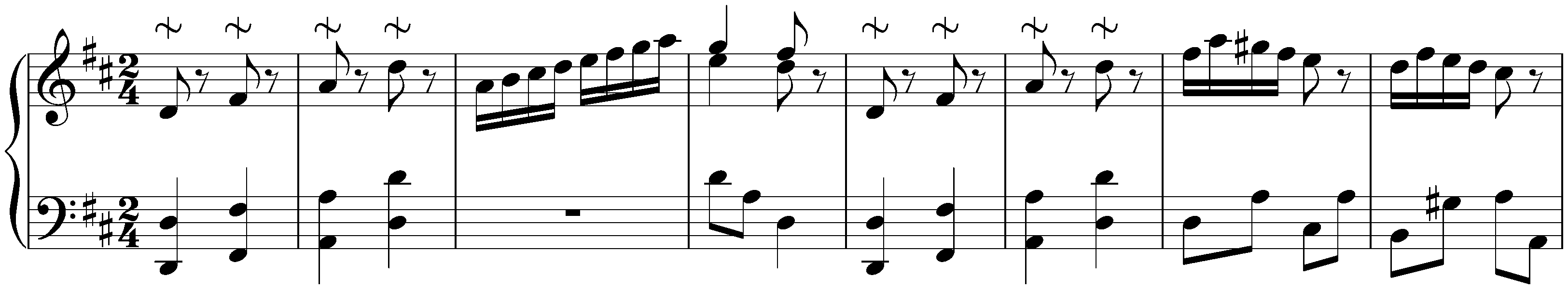 Sonata in D major, Hob. XVII:D1; 3. Finale