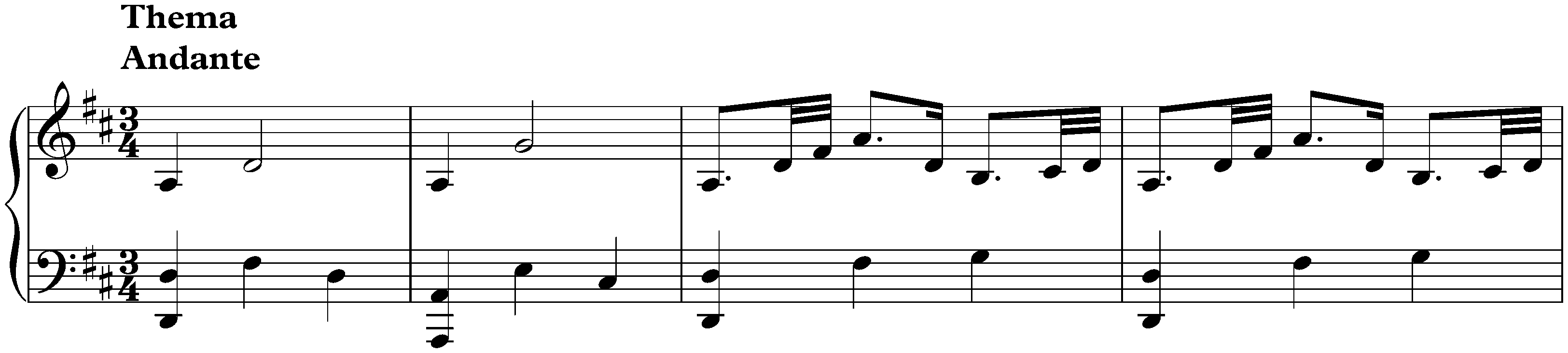 Variations in D major, Hob. XVII:7*