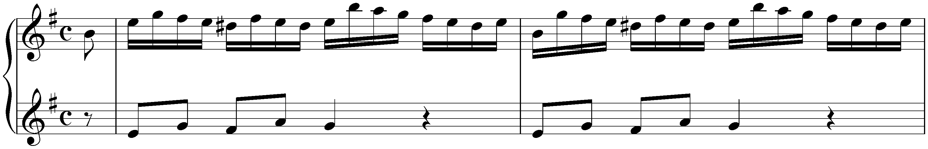 Incipits of lost works; 5. Sonata in E minor, Hob. XVI:2e, Landon 25