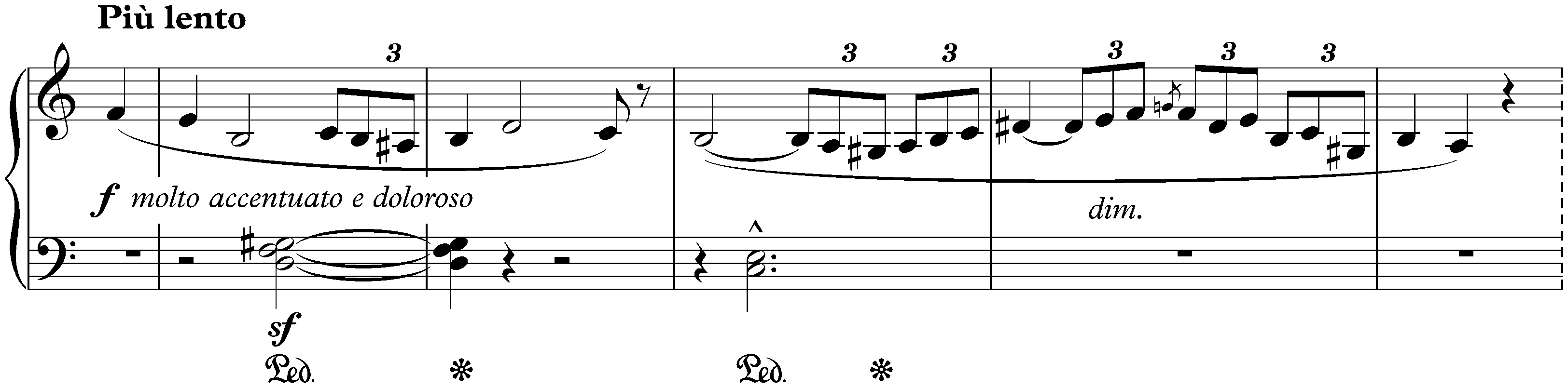 Années de pèlerinage, Troisième année, S. 163; 5. Sunt lacrymae rerum (en mode hongrois)
