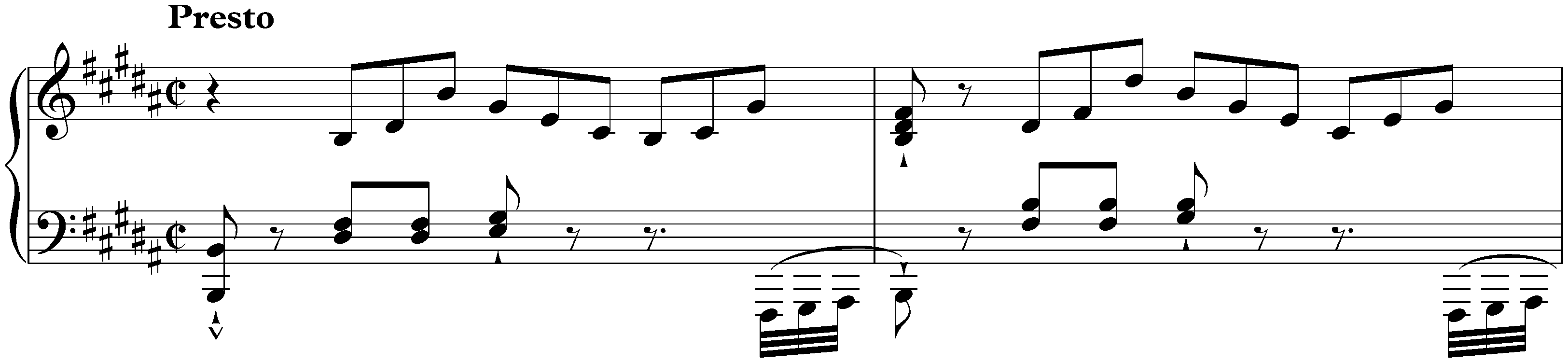 Ballade no. 2 in B minor, S. 170a