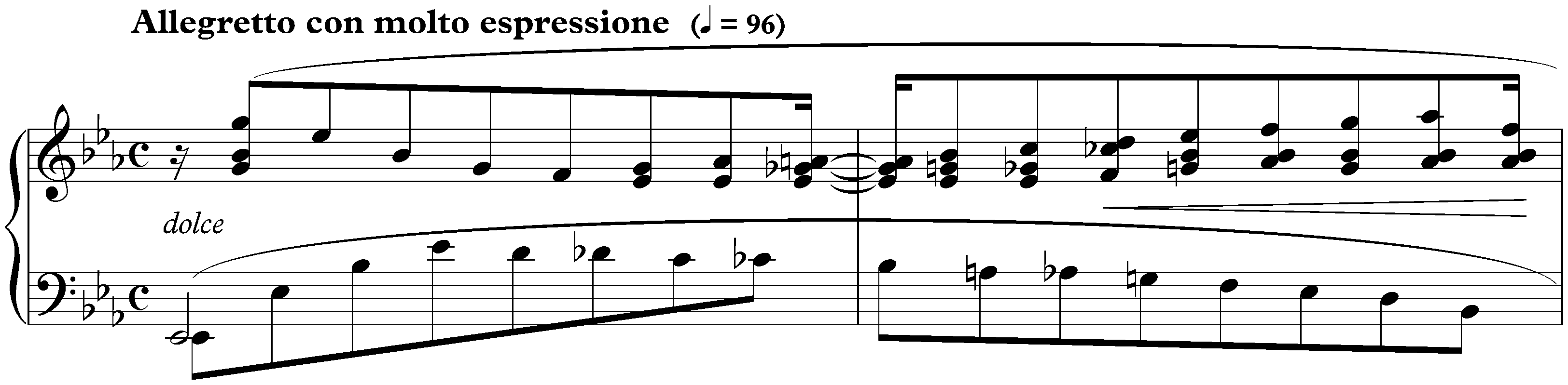Douze Études, S. 136; 7. E-flat major