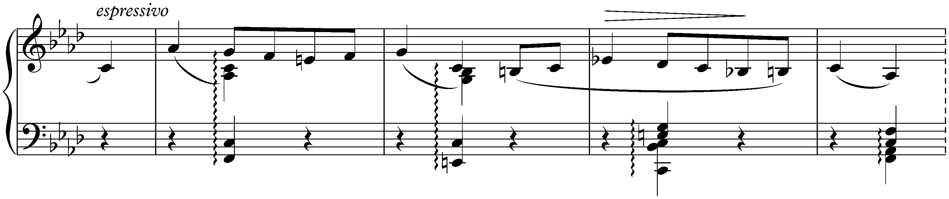 Feuille morte (Élégie d’après Soriano), S. 428