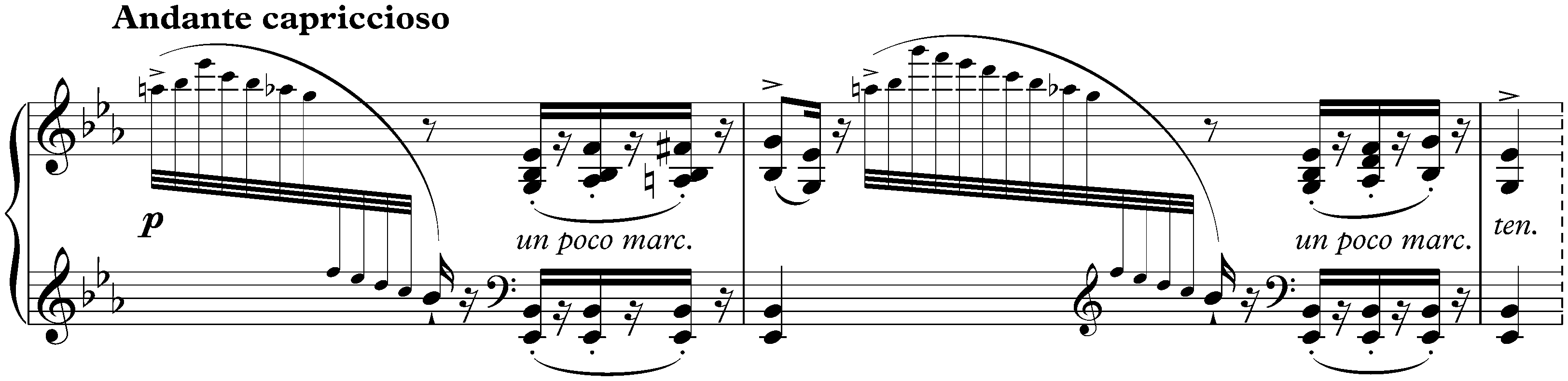 Six Grandes études de Paganini, S. 141; 2. E-flat major