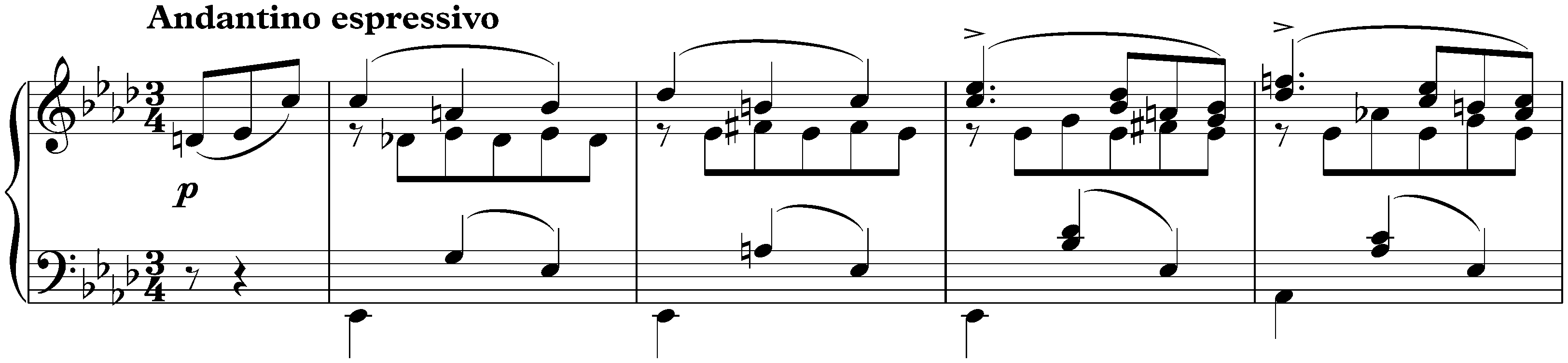 Klavierstück in A-flat major, S. 189a/1