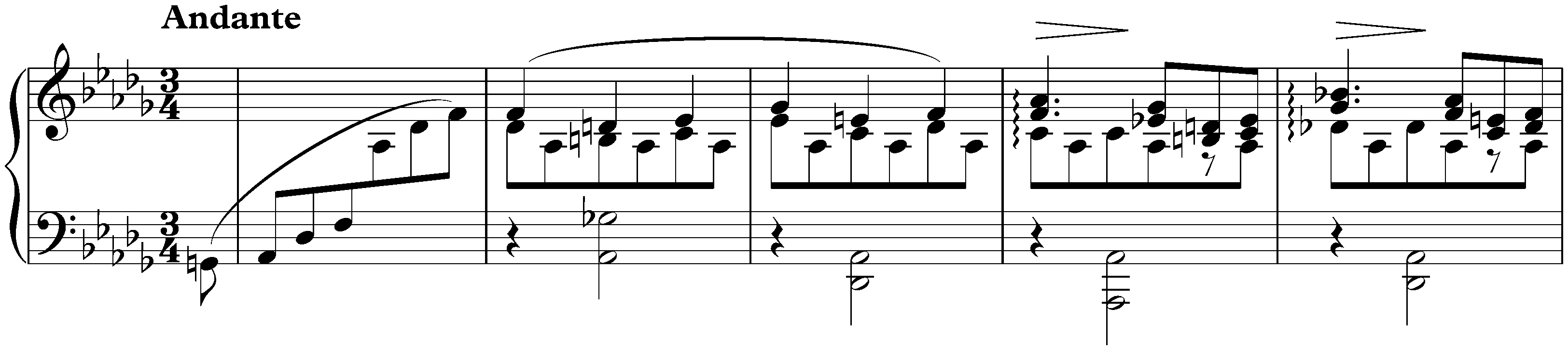 Klavierstück in D-flat major, S. 189a/2