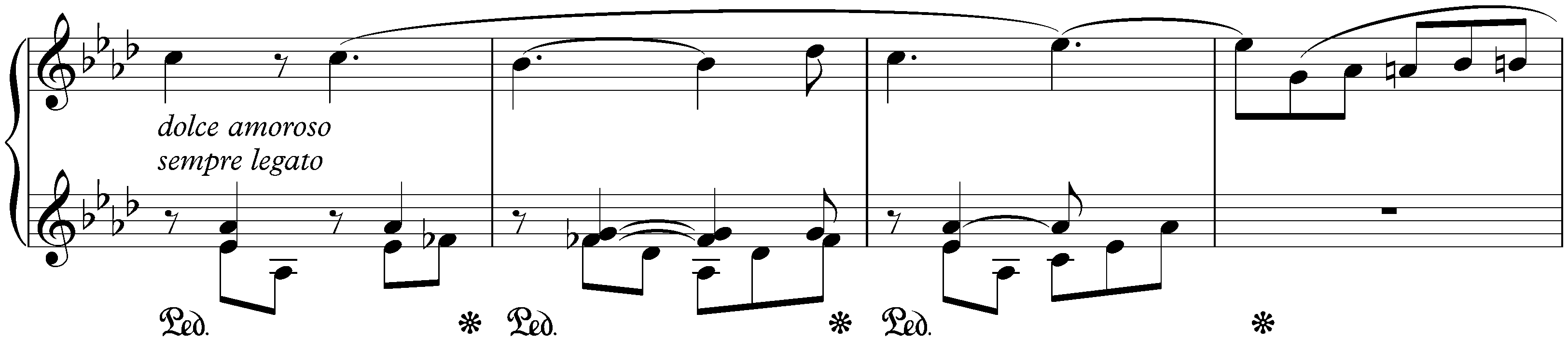 Fünf Klavierstücke, S. 192; 5. Sospiri!