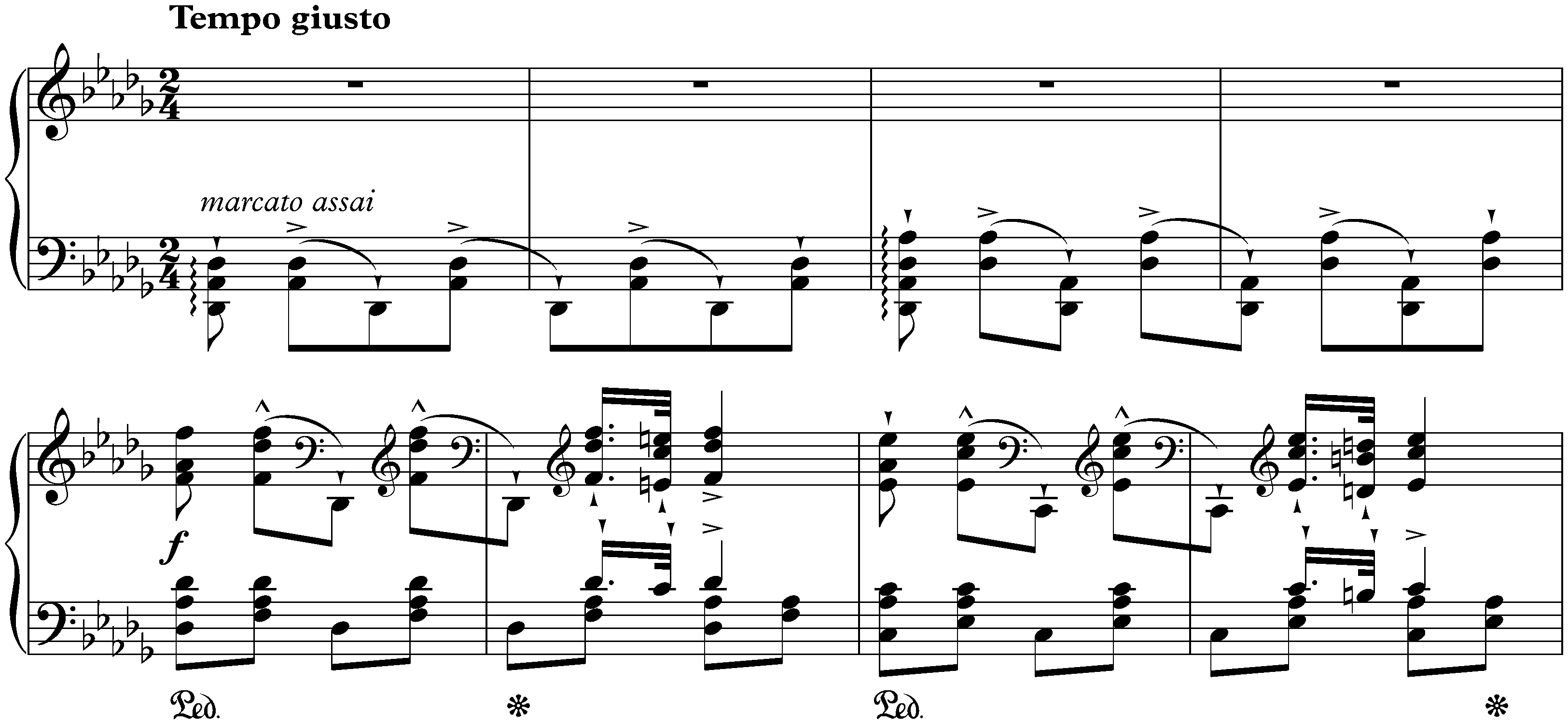 Trois mélodies hongroises, S. 243; 1. D-flat major