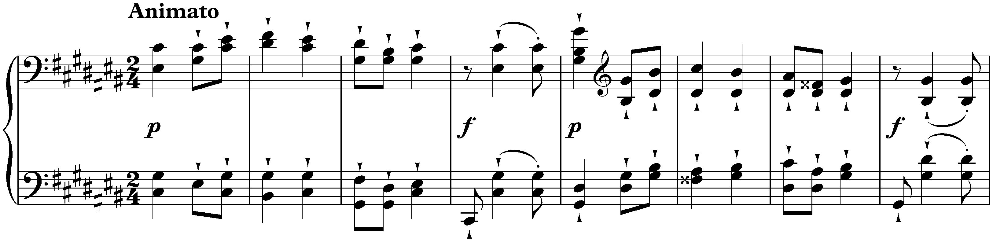 Trois mélodies hongroises, S. 243; 2. C-sharp major