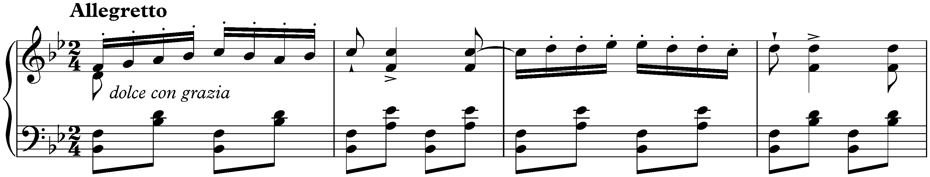 Trois mélodies hongroises, S. 243; 3. B-flat major