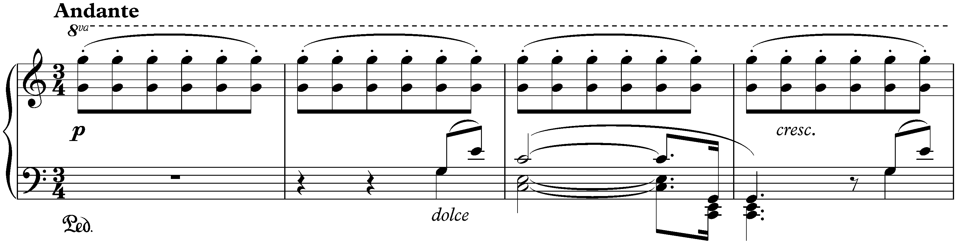 Trois Morceaux suisses, S. 156a; 2. Un Soir dans la montagne (Nocturne)