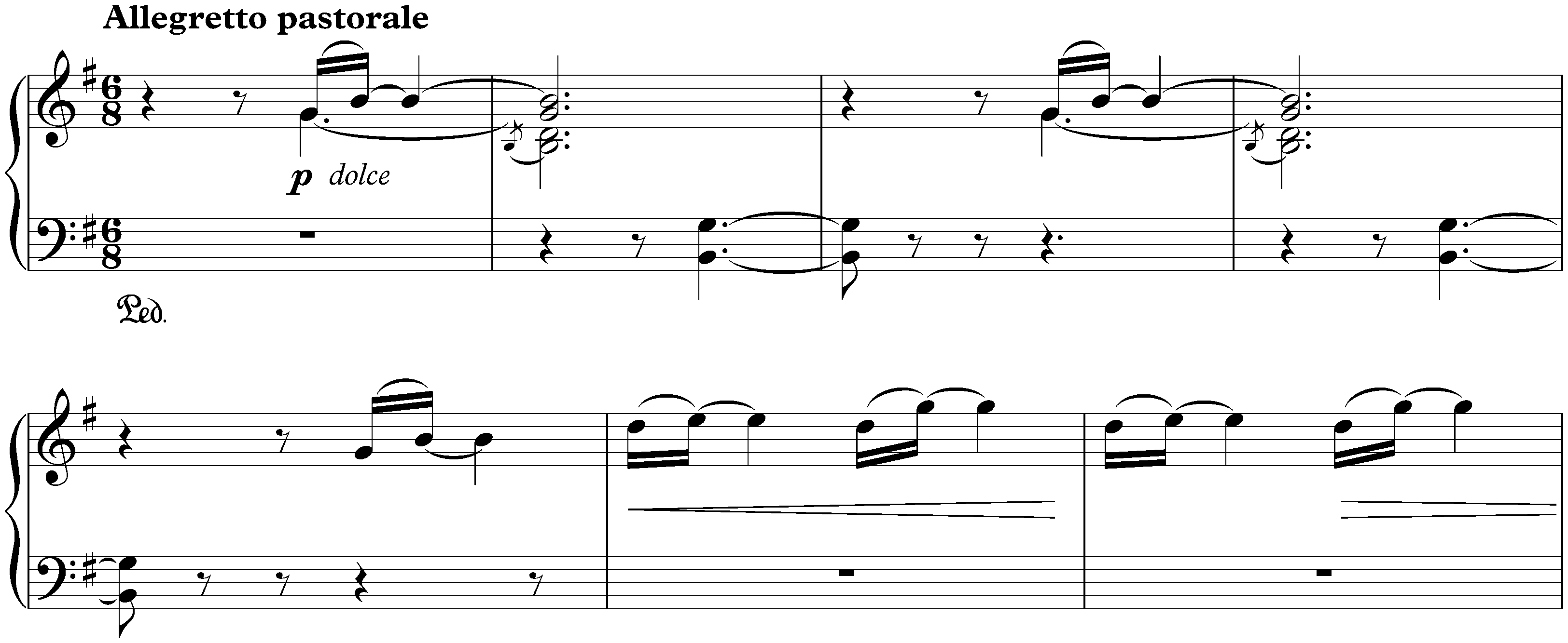 Zwei Orchestersätze aus dem Oratorium Christus, S. 498b; 1. Hirtengesang an der Krippe
