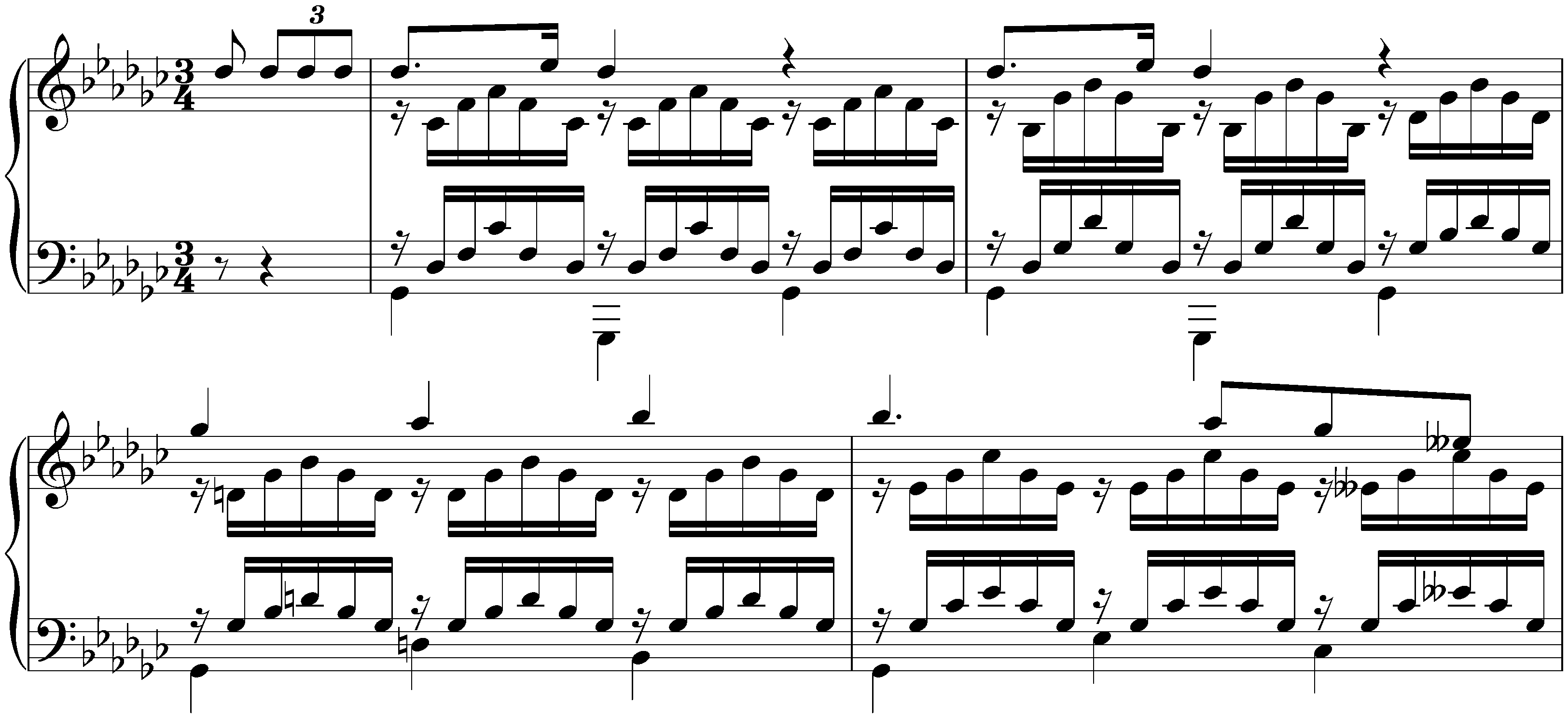 Préludes et Harmonies poétiques et religieuses, S. 171d; 5. G-flat major