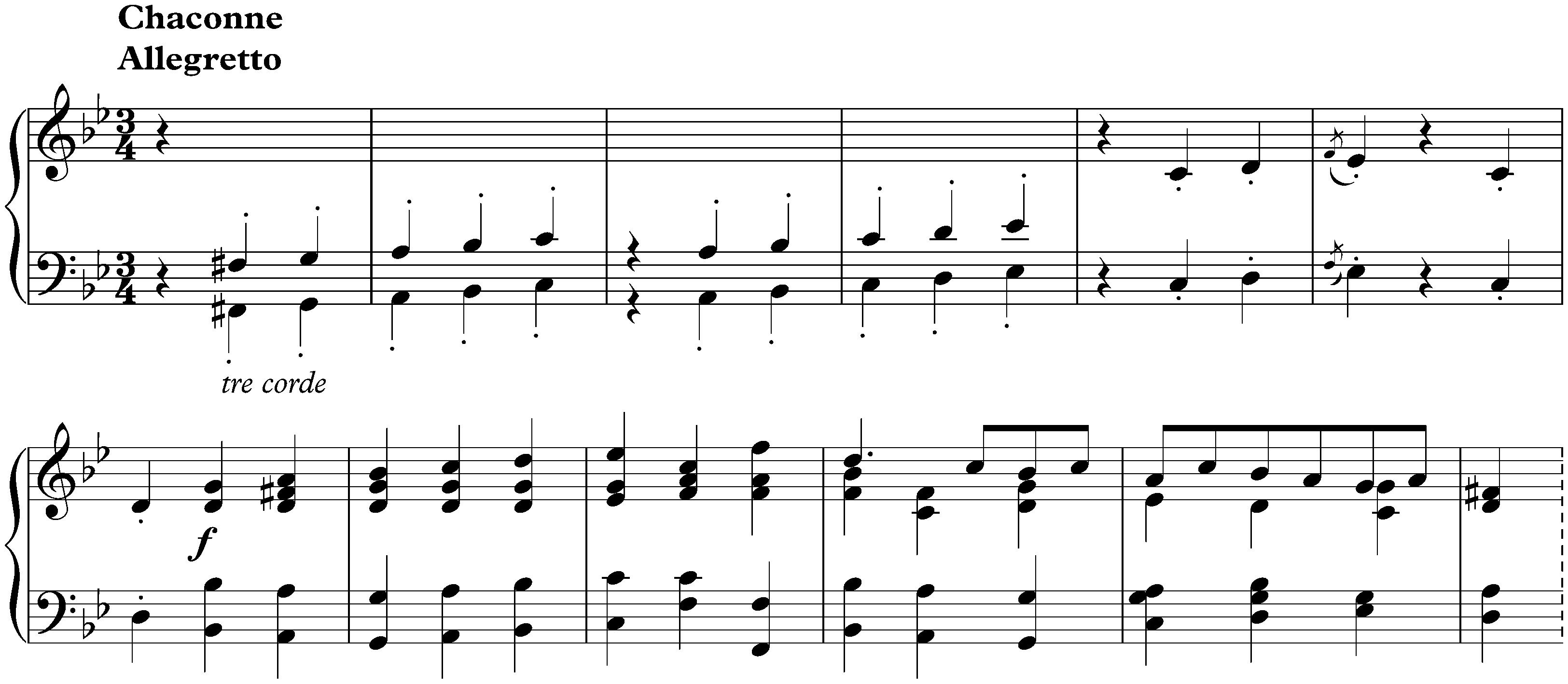 Sarabande und Chaconne aus dem Singspiel Almira, S. 181