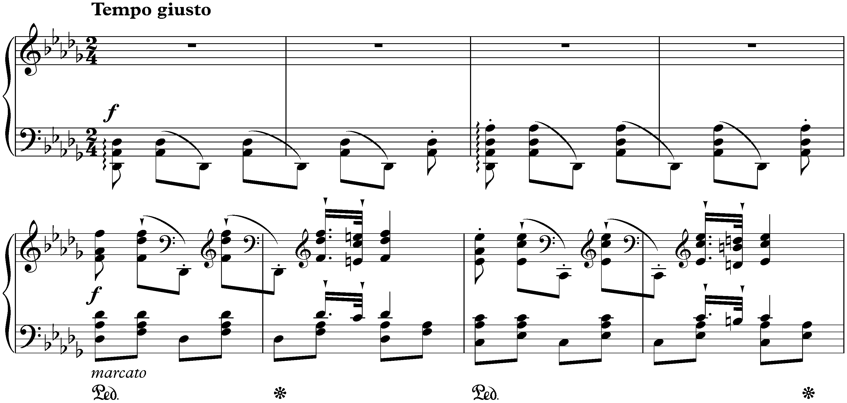 Ungarische Nationalmelodien, S. 243; 1. D-flat major