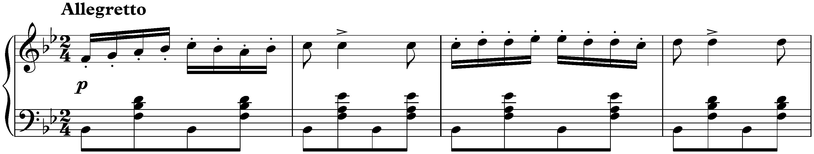 Ungarische Nationalmelodien, S. 243bis; 3. B-flat major