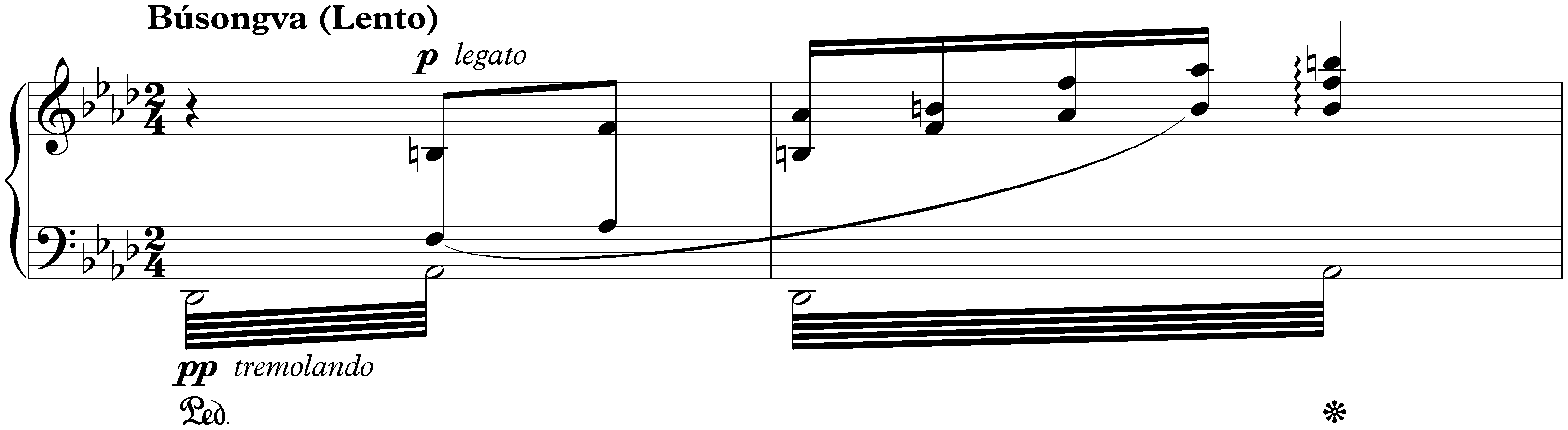 Fünf ungarische Volkslieder, S. 245; 5. F minor