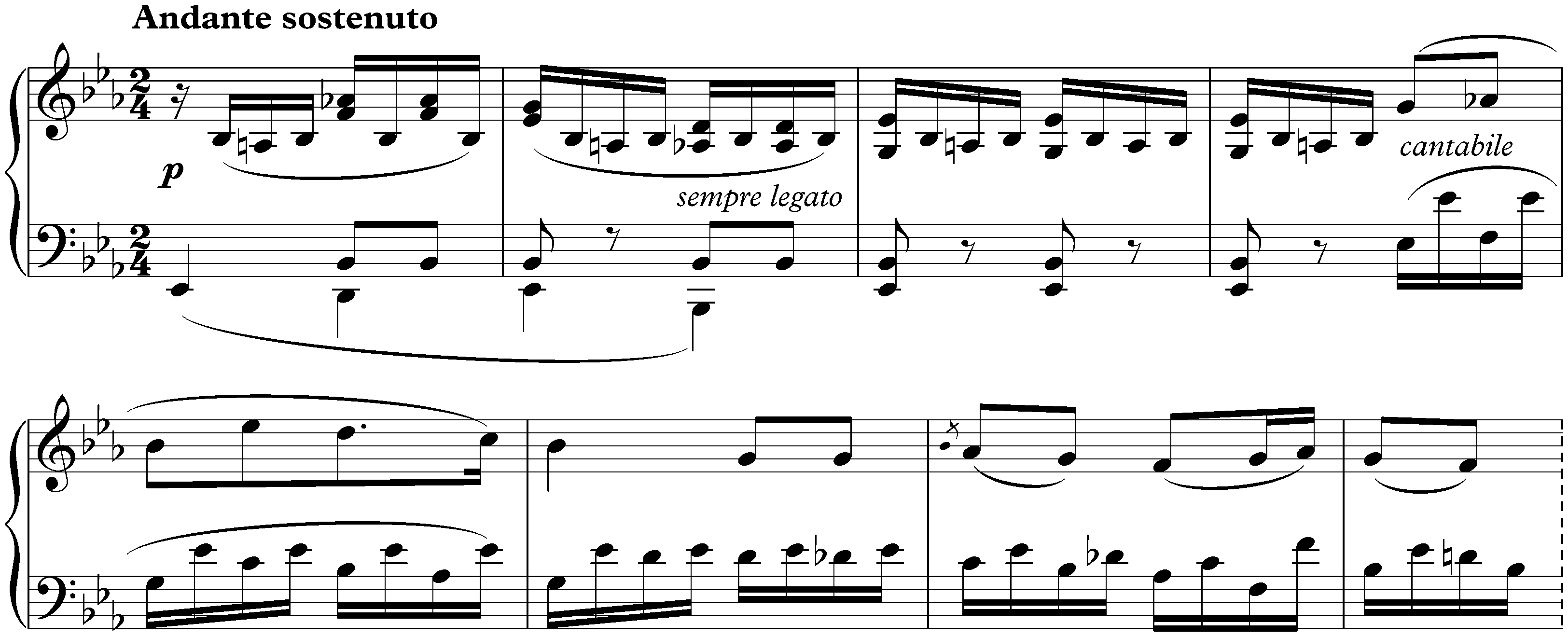 Kinderstücke, op. 72; 2. E-flat major