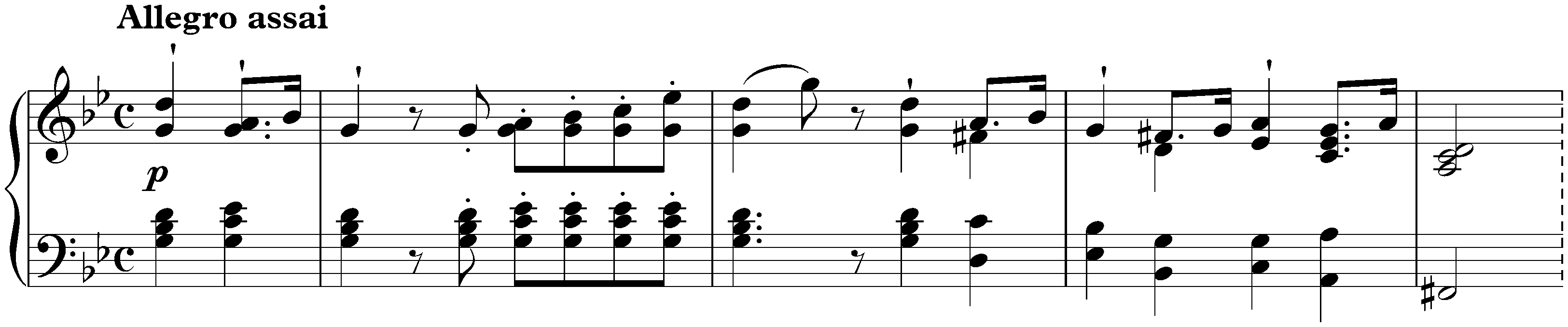Kinderstücke, op. 72; 5. G minor